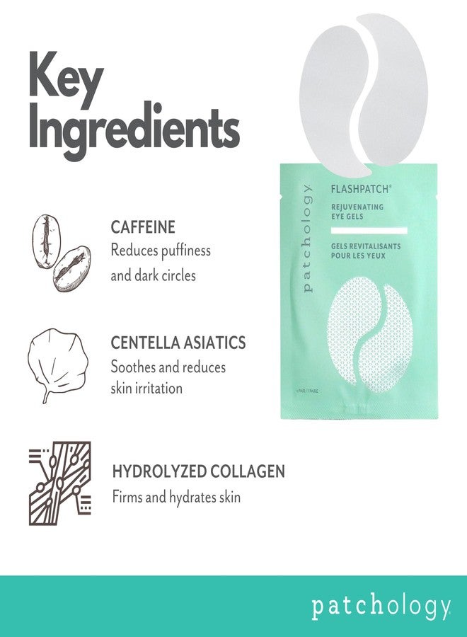 Patchology Patching All The Way Gift Set – Hydrating Gel Masks with Collagen, Retinol, Hyaluronic Acid & Vitamin C – Holiday Skincare Set with 5 Pairs for Puffy Eyes, Dark Circles & Fine Lines - Image 4